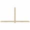 Ekena Millwork Eugene Rough Sawn Timber Gable Bracket, Douglas Fir, 108"W x 54"H x 4"D x 4"F, 12/12 Pitch GBW108X54X0404EUG00RDF - alternate 1